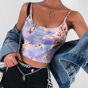😇 renaissance cherub angel crop top shirt 😇